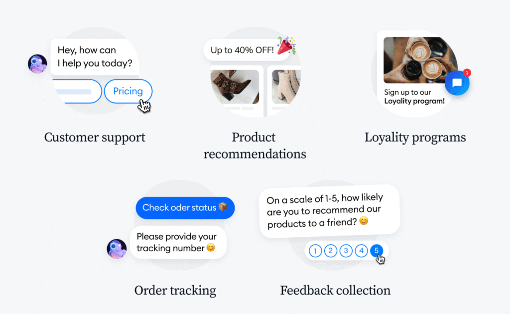 9 examples of retail chatbots